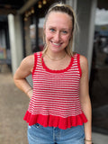 Lady In Red Top