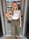 Cheetah Barrel Jeans