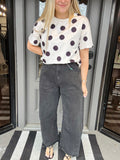 Blakely Black Barrel Jeans