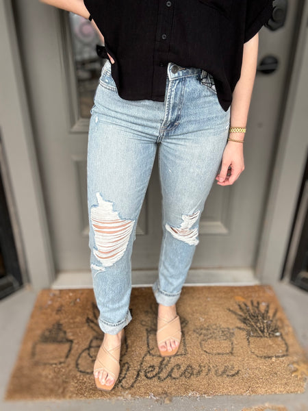 Hidden Zoey Mom Jeans