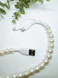 Pearl Beaded Charger