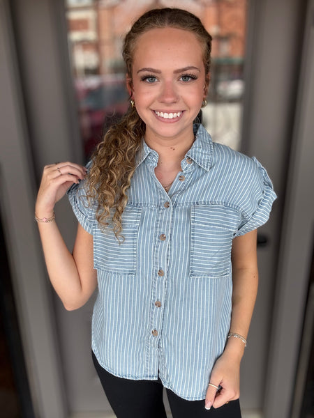 Chambray Please Top