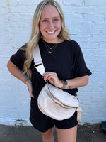 Nylon Double Zip Crossbody