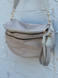 Nylon Double Zip Crossbody
