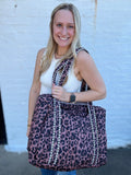 Quilted Leopard Bags
