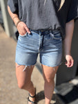 Vervet Raw Hem Denim Shorts