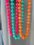 Marbled Beaded Necklace