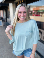 Ribbed Boyfriend Tee