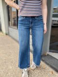 Loververt Dark Wide Ankle Jeans