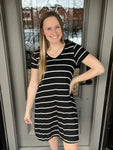 Perfect V-Neck Striped Dress ONLINE EXCLUSIVE