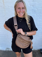 Nylon Double Zip Crossbody