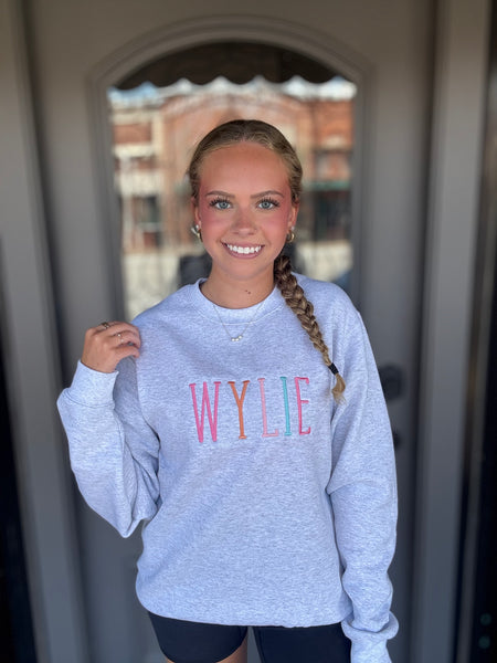 Wylie Embroidered Sweatshirt