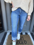 Vervet Cuffed Straight Jeans