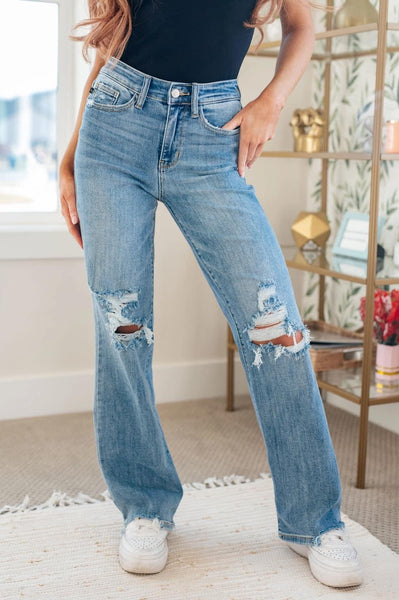 Judy Blue HW Straight Fit Jeans