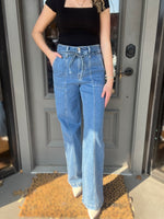 Vervet Tie Wide Leg Jeans