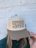 Expensive & Difficult Hat