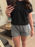 Gingham Boxer Shorts