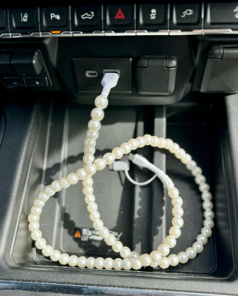 Pearl Beaded Charger
