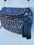 Nylon Double Zip Crossbody