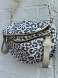 Nylon Double Zip Crossbody