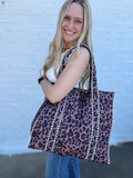 Quilted Leopard Bags