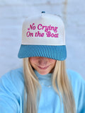 No Crying On The Boat Trucker Hat