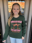 Merrier With A Martini Sweatshirt