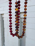 Marbled Beaded Necklace