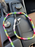 Colorful Beaded Chargers