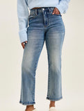 Judy Blue Ankle Straight Jeans