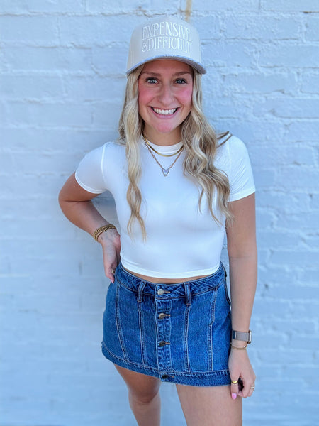 Cello Button Up Skort