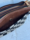 Split Checkmate Crossbody