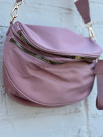 Nylon Double Zip Crossbody