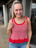 Lady In Red Top