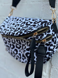 Nylon Double Zip Crossbody