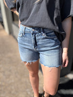 Vervet Raw Hem Denim Shorts