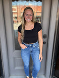 Lovervet Crop Straight Jeans