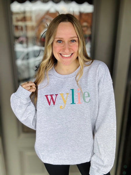 Wylie Embroidered Sweatshirt