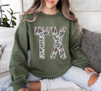 TX Camo Sweatshirt PREORDER