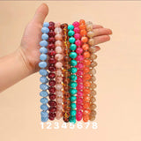 Marbled Beaded Necklace