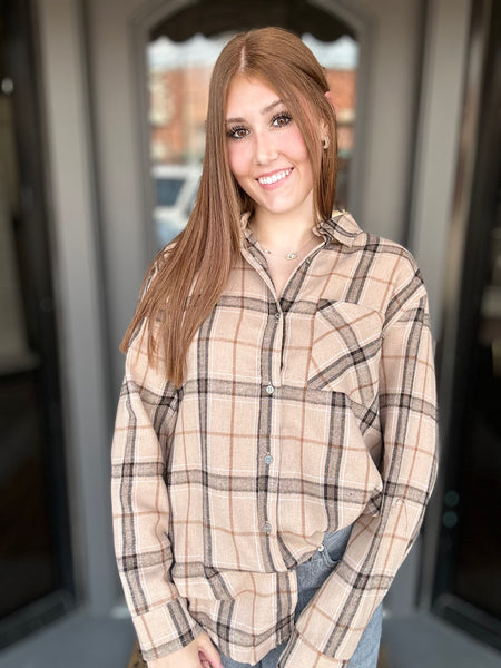 For Keeps Flannel Top