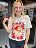 Pink Vintage Santa Tee