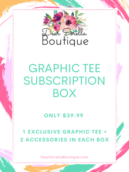 Graphic Tee Subscription Box